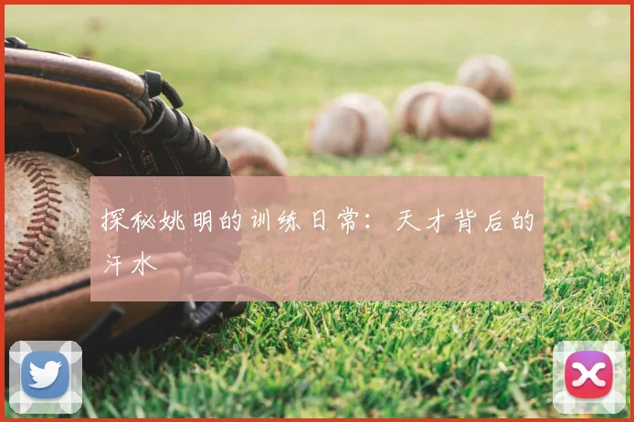 探秘姚明的训练日常：天才背后的汗水
